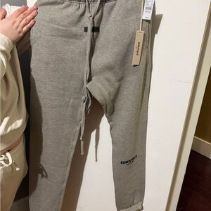 Fear of God Essentials Light Gray Sweatpants